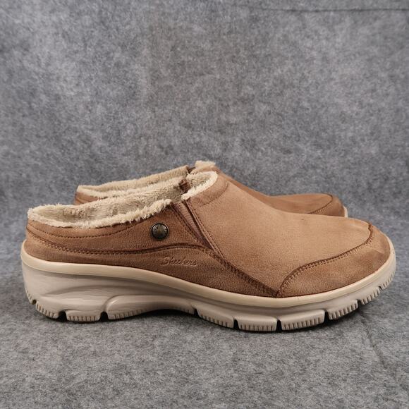 Skechers Shoes Womens 10 Slip On Easy Going Clog Sneaker Relaxed Fit Memory Foam - Picture 1 of 11